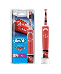 Vitality D100 Oral-B  Тачки Cars з футляром Дитяча зубна щітка Oral-B 2 насадки