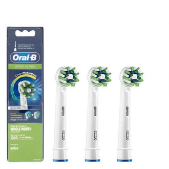 EB50 Cross Action Clean Maximizer насадки для зубних щіток Oral-B 3 шт.