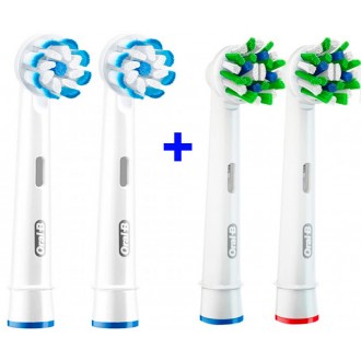 Sensi+Cross Набор насадок для зубных щеток Oral-B 4 шт.