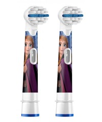 EB10 Frozen II Крижане Серце Набір дитячих насадочок для зубних щіток Oral-B 2 шт.
