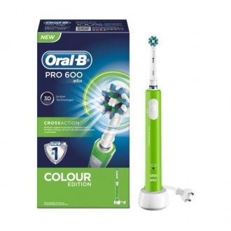 Cross Action Pro D16/600 Салатовая Зубная щетка Oral-B 1 насадка