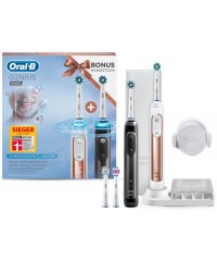 Genius 10900 Pro Black+Rose Gold Зубные щетки Oral-B 4 насадки