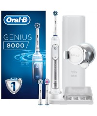 Genius 8000 pro White Зубна щітка Oral-B 3 насадки