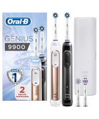 Genius 9900 Pro Black+Rose Gold Зубні щітки Oral-B 4 насадки