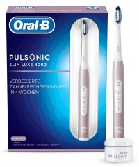 Pulsonic Slim Luxe 4000 Rose Gold Ультразвуковая щетка Oral-B 1 насадка