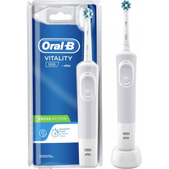 Vitality D100 Cross Action White Зубная щетка Oral-B 1 насадка