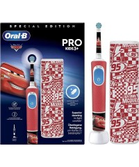 Vitality D100 Oral-B Тачки Cars с футляром Детская зубная щетка Oral-B 2 насадки