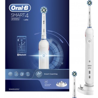 Зубная щетка Oral-B D601 Smart 4100 S White 4 насадки