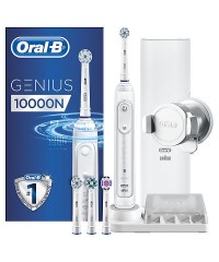 Genius 10000 N White зубная щетка Oral-B 4 насадки