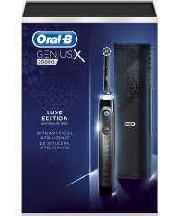 Genius X 20000 Black Luxe Edition Зубна щітка Oral-B 4 насадки