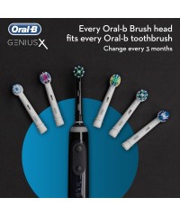 Genius X 20000 Black Luxe Edition Зубна щітка Oral-B 4 насадки