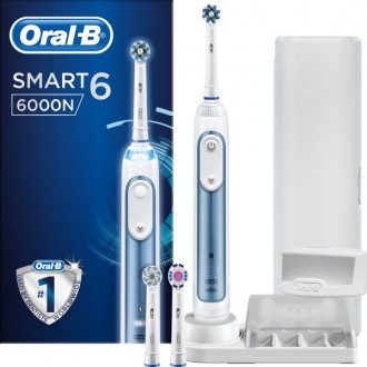 D700 Smart Expert 6000 Зубная щетка с Bluetooth Oral-B 3 насадки