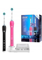 Smart 4900 Набор зубных щеток черная и розовая Oral-B 2 насадки D601.525.3H