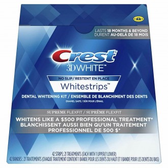 Відбілюючі полоски Crest 3D White Whitestrips Supreme Flexfit 42 шт.