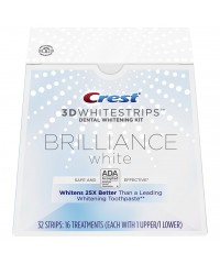 Відбілюючі полоски Crest 3D Whitestrips Brilliance White 32 шт.