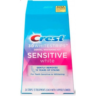 Отбеливающие полоски Crest 3D White Whitestrips Gentle Routine 28 шт. для чувствительных зубов